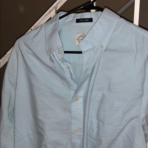 St Johns Bay baby blue Button Down